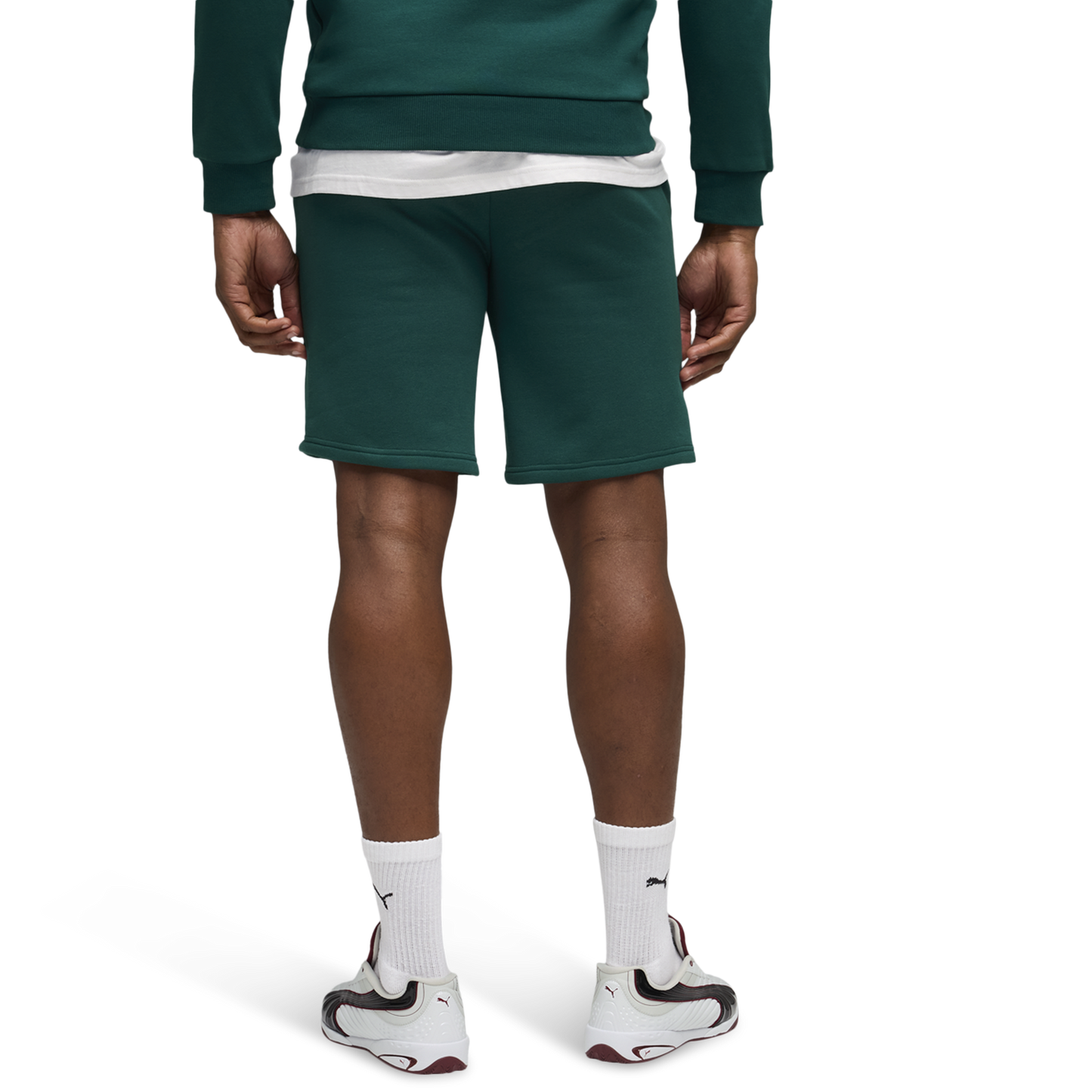 PUMA Fanpack Mexico Sweat Shorts - Men's - Varsity Green/White