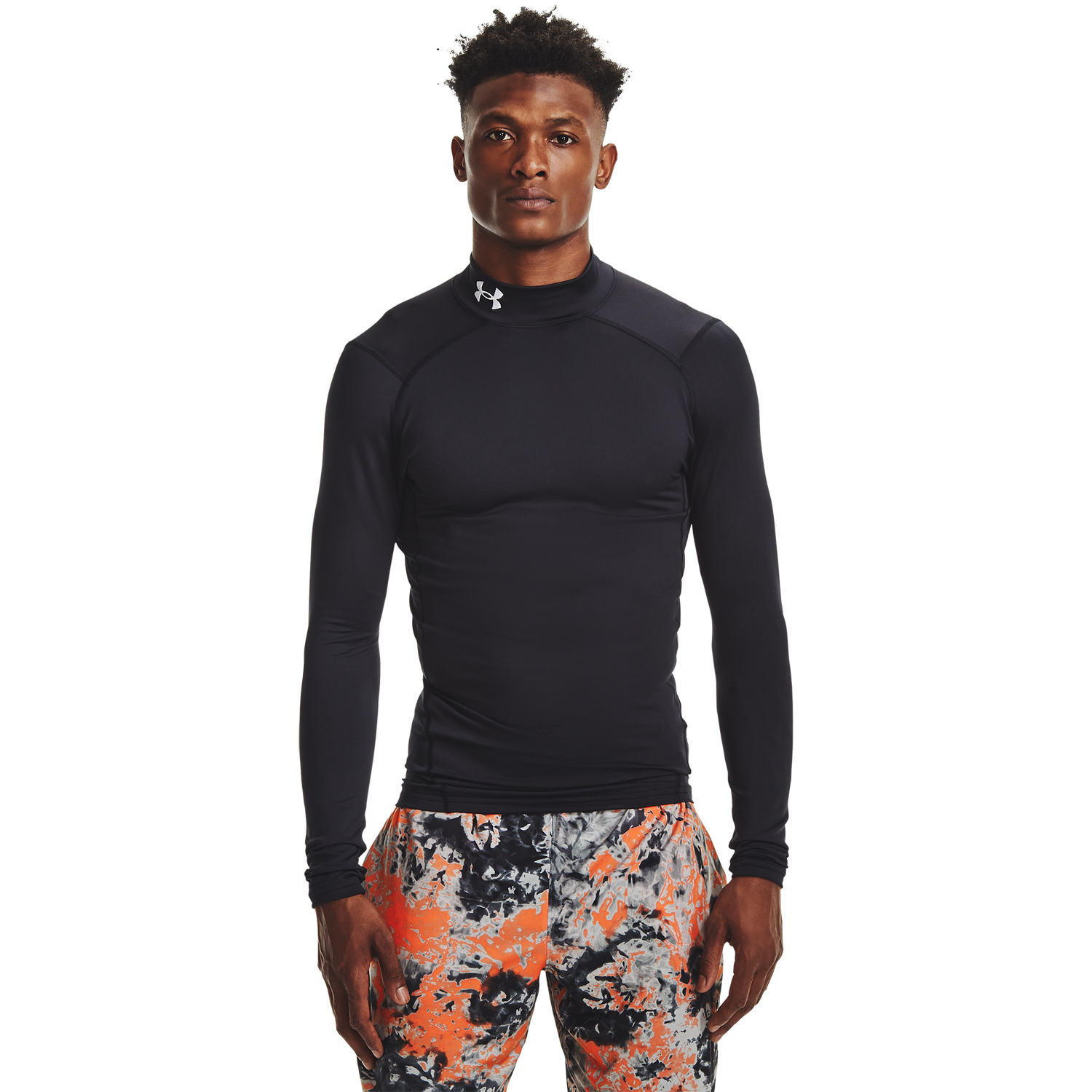 Under Armour CG Armour Comp Mock - Men's - Black/White