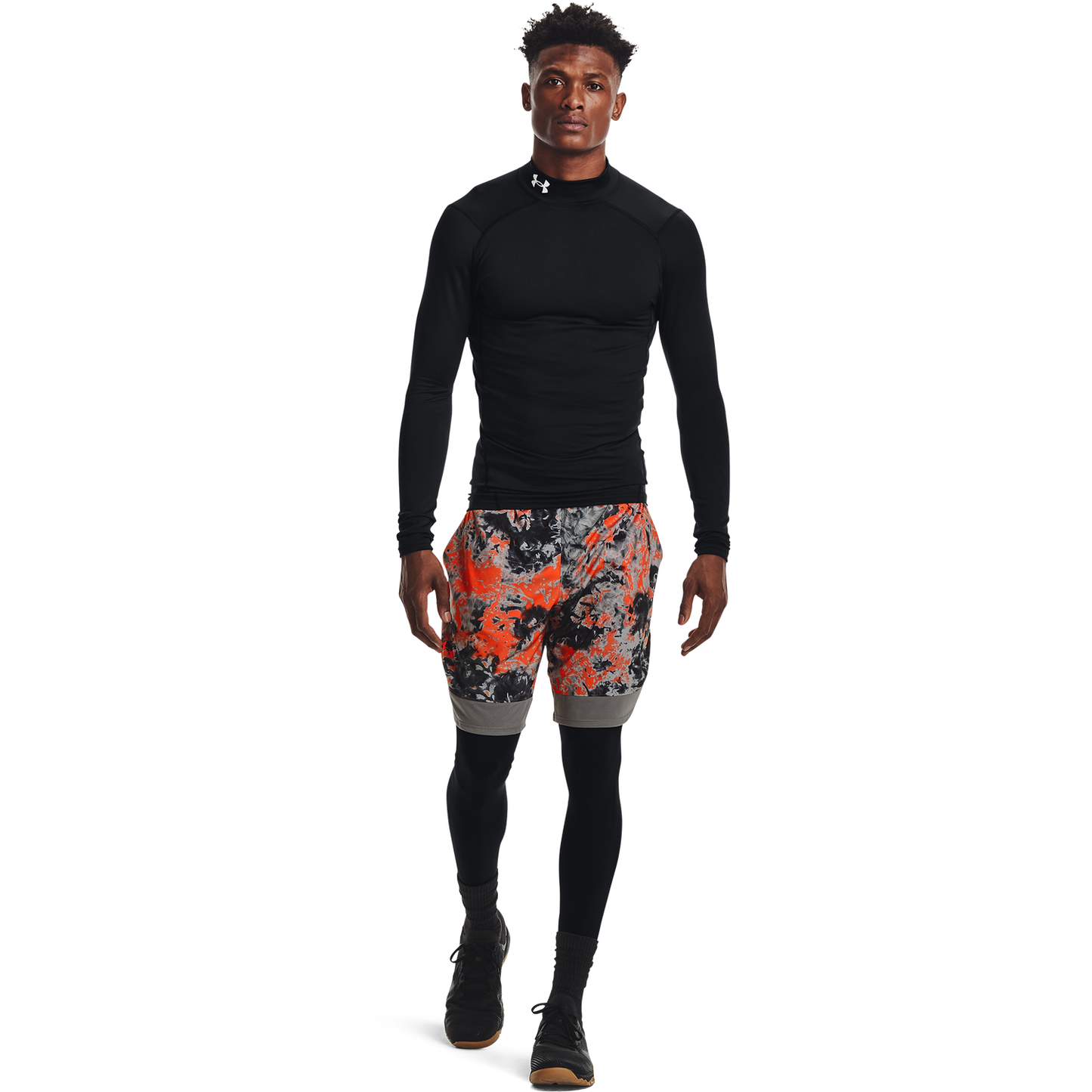 Under Armour CG Armour Comp Mock - Men's - Black/White