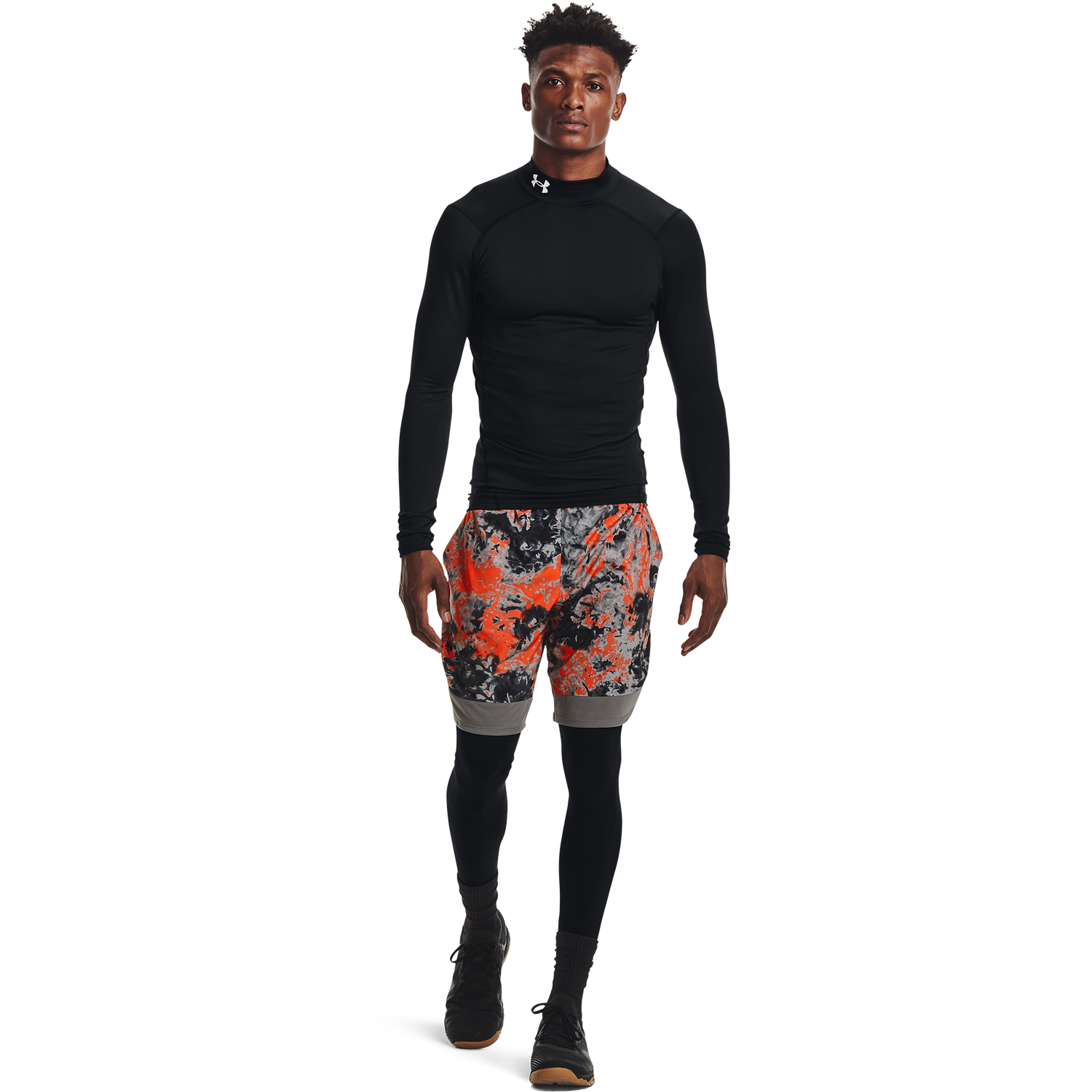 Under Armour CG Armour Comp Mock - Men's - Black/White