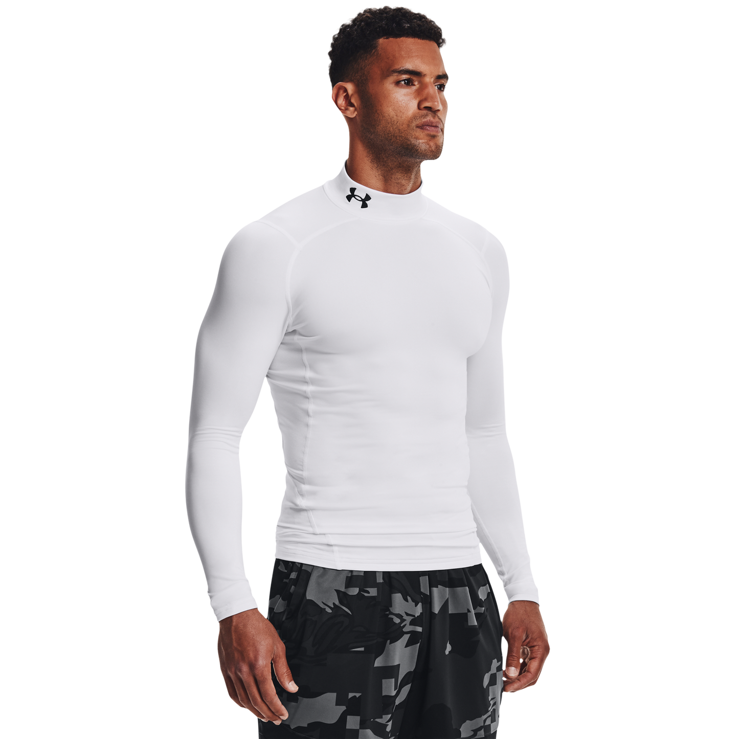 Under Armour CG Armour Comp Mock - Men's - White/Black