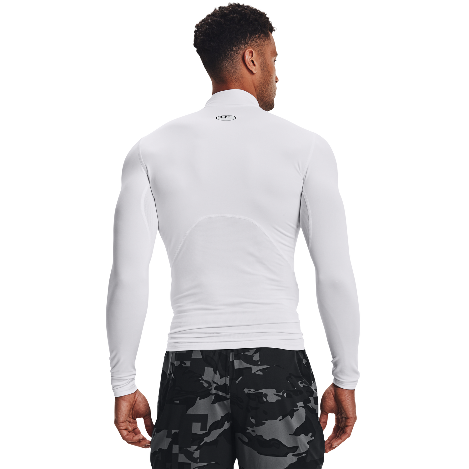 Under Armour CG Armour Comp Mock - Men's - White/Black