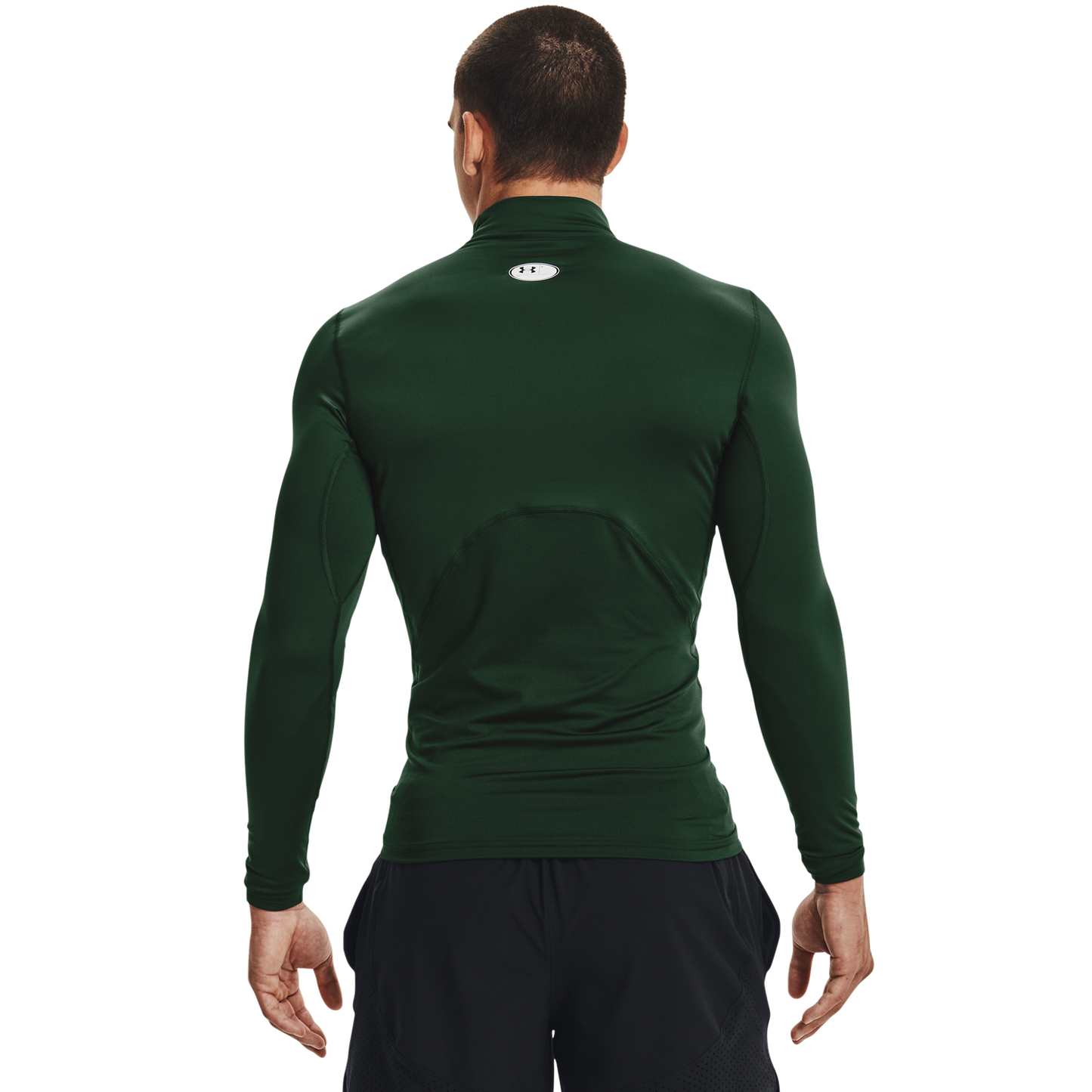 Under Armour CG Armour Comp Mock - Men's - Forest Green/White