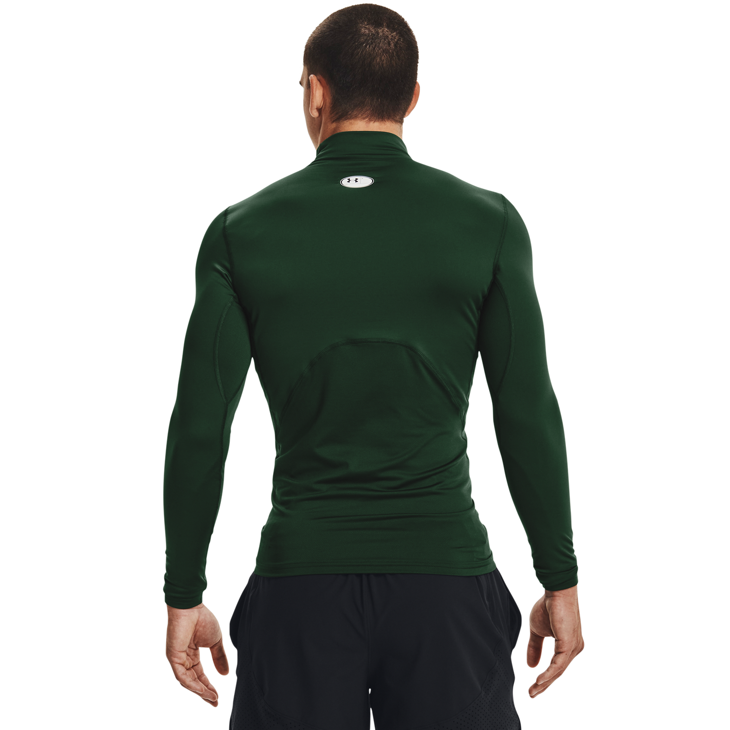 Under Armour CG Armour Comp Mock - Men's - Forest Green/White