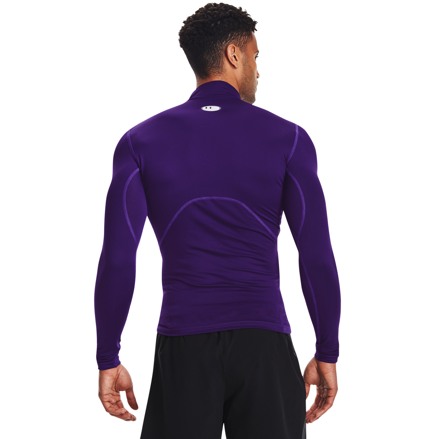 Under Armour CG Armour Comp Mock - Men's - White/Purple