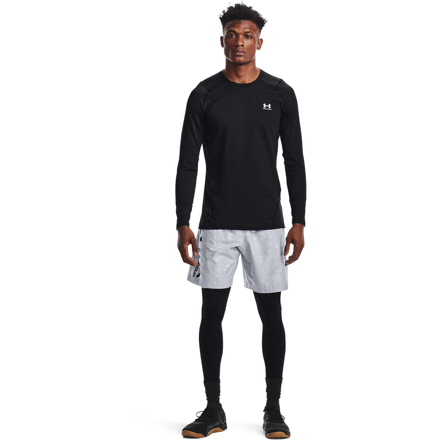 Under Armour CG Armour Compression Tights - Men's - Black/White