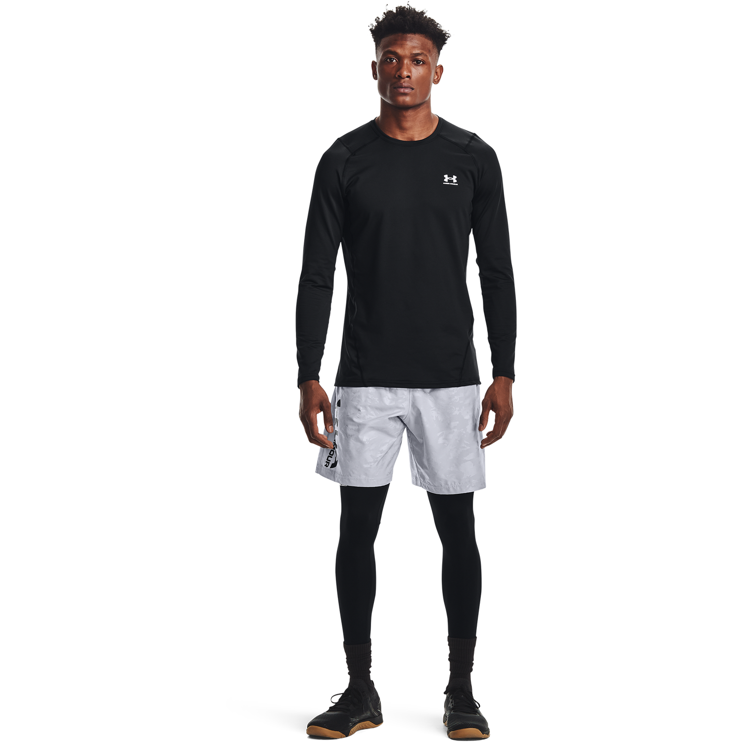 Under Armour CG Armour Compression Tights - Men's - Black/White