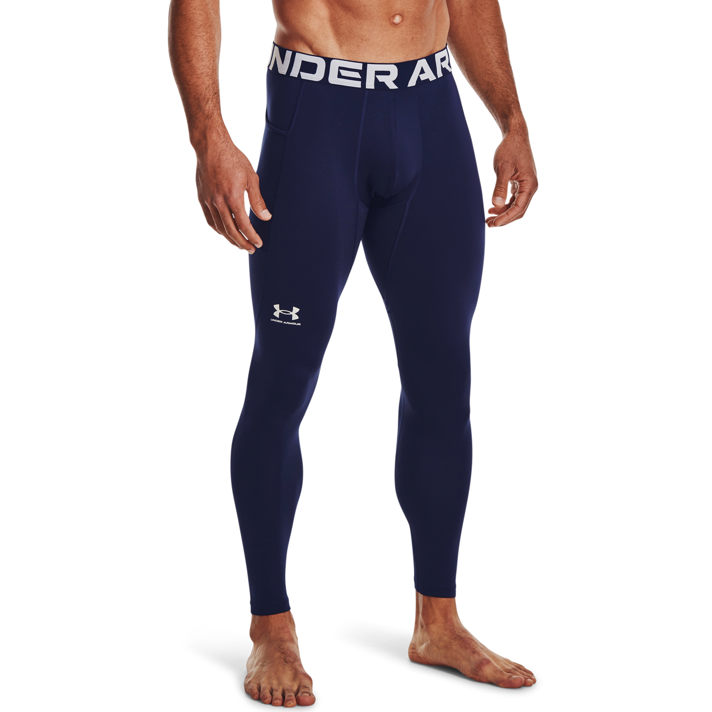 Under Armour CG Armour Compression Tights - Men's - Midnight Navy/White