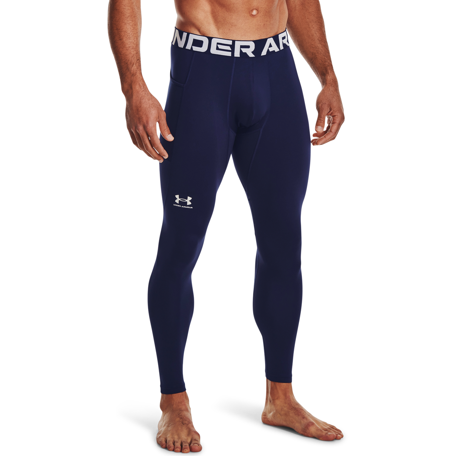 Under Armour CG Armour Compression Tights - Men's - Midnight Navy/White