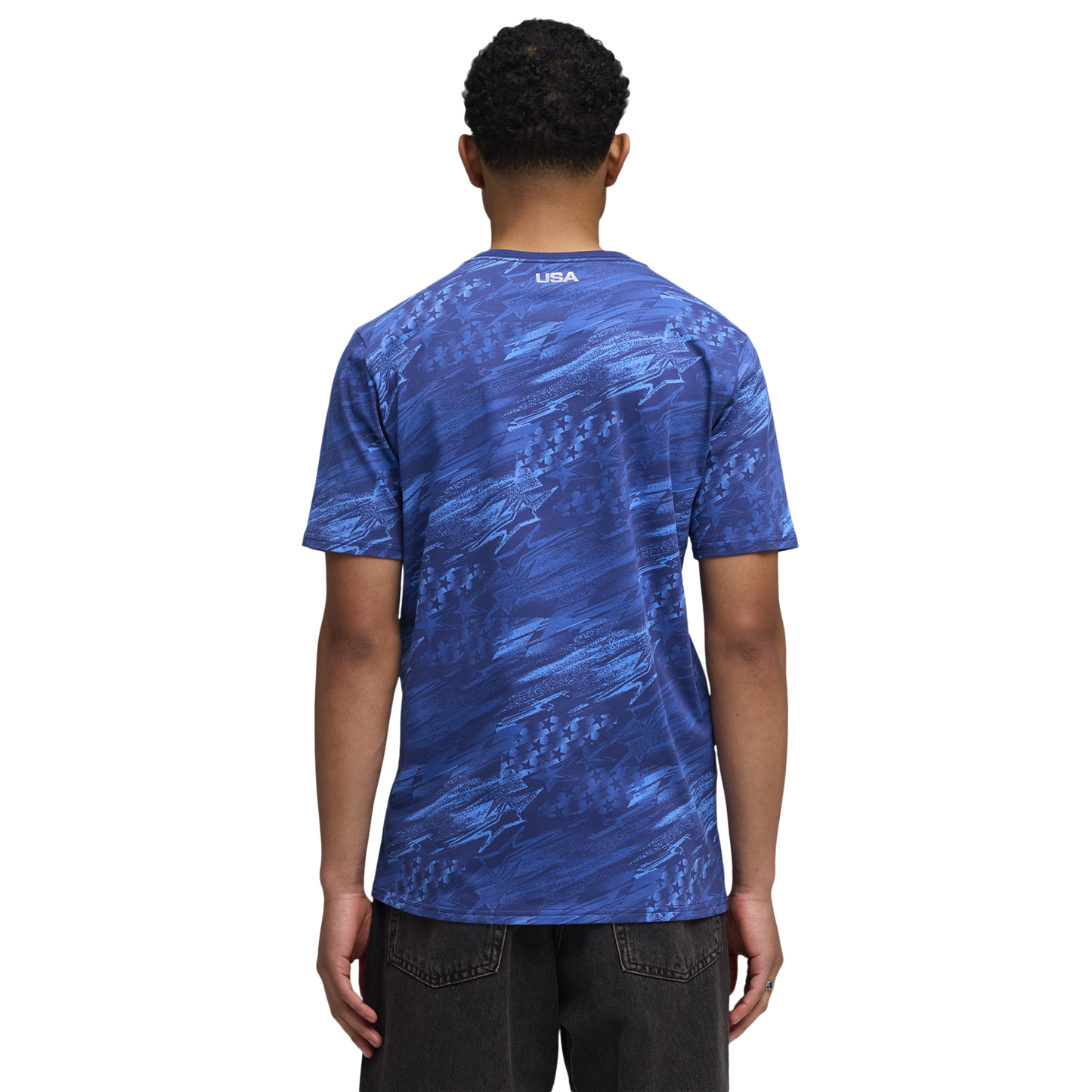 PUMA Usa Passion Aop Tee - Men's - Elektro Blue/Bluemazing