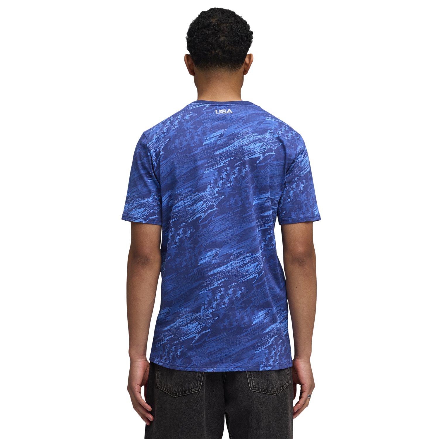 PUMA Usa Passion Aop Tee - Men's - Elektro Blue/Bluemazing