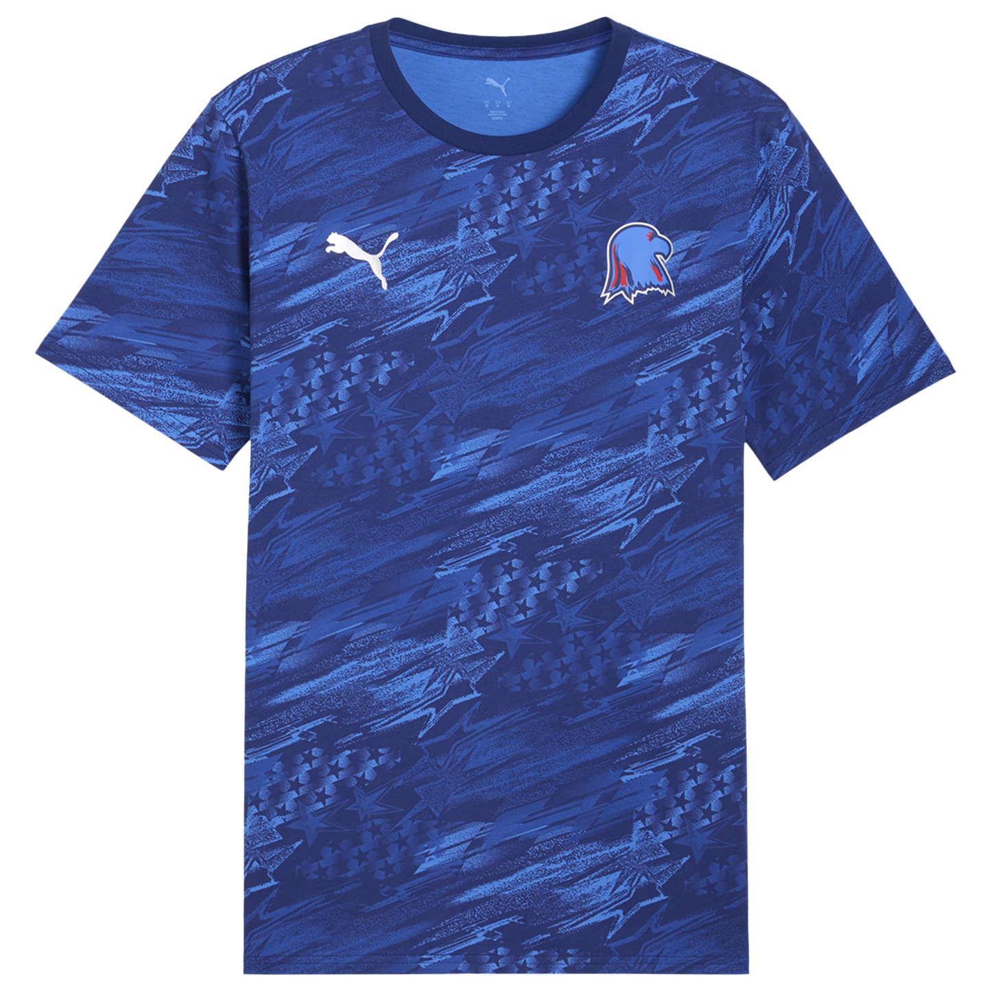 PUMA Usa Passion Aop Tee - Men's - Elektro Blue/Bluemazing