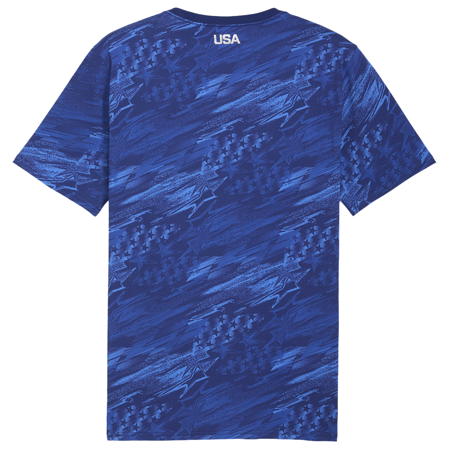 PUMA Usa Passion Aop Tee - Men's - Elektro Blue/Bluemazing
