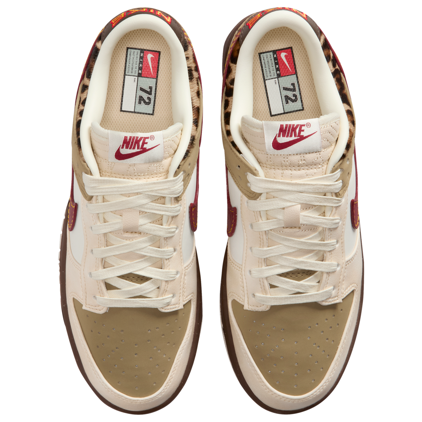 Nike Dunk Low NA29 - Women's - Khaki/Team Red/Baroque Brown
