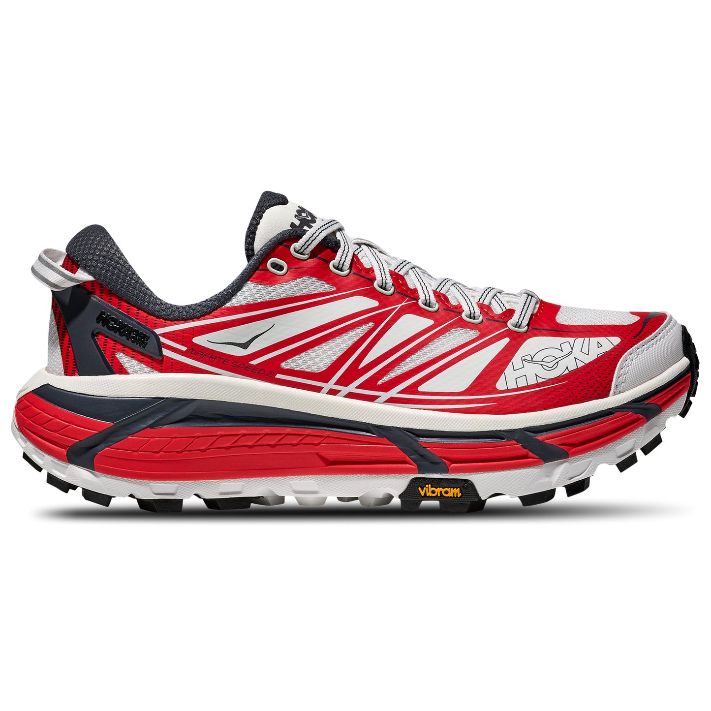 HOKA Mafate Speed 2 - Men's - Cerise/White