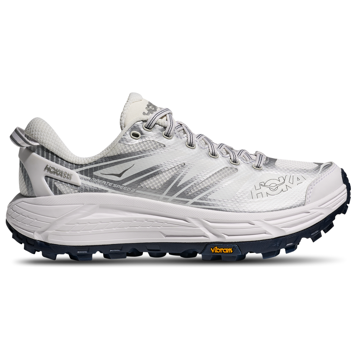 HOKA Mafate Speed 2 - Men's - White/Silver