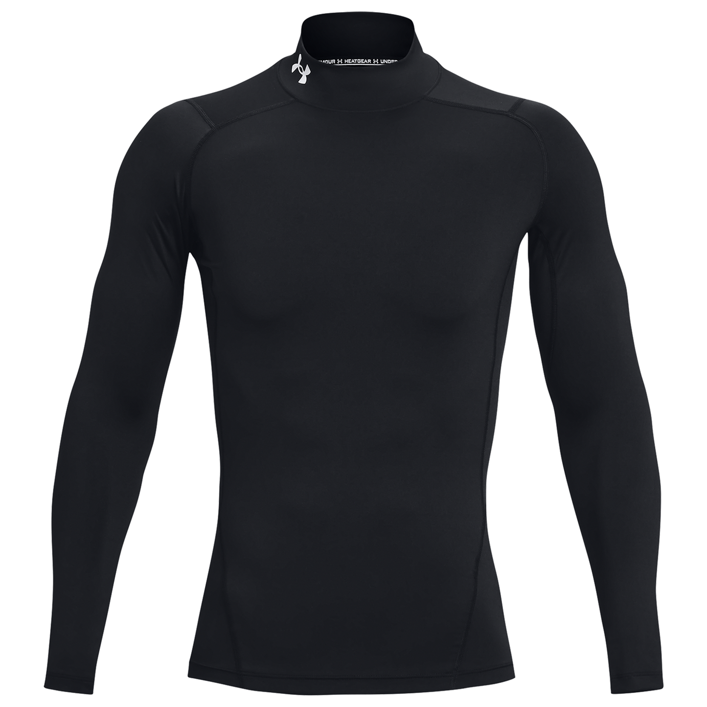 Under Armour HG Armour Comp Mock Long Sleeve - Men's - Black/White