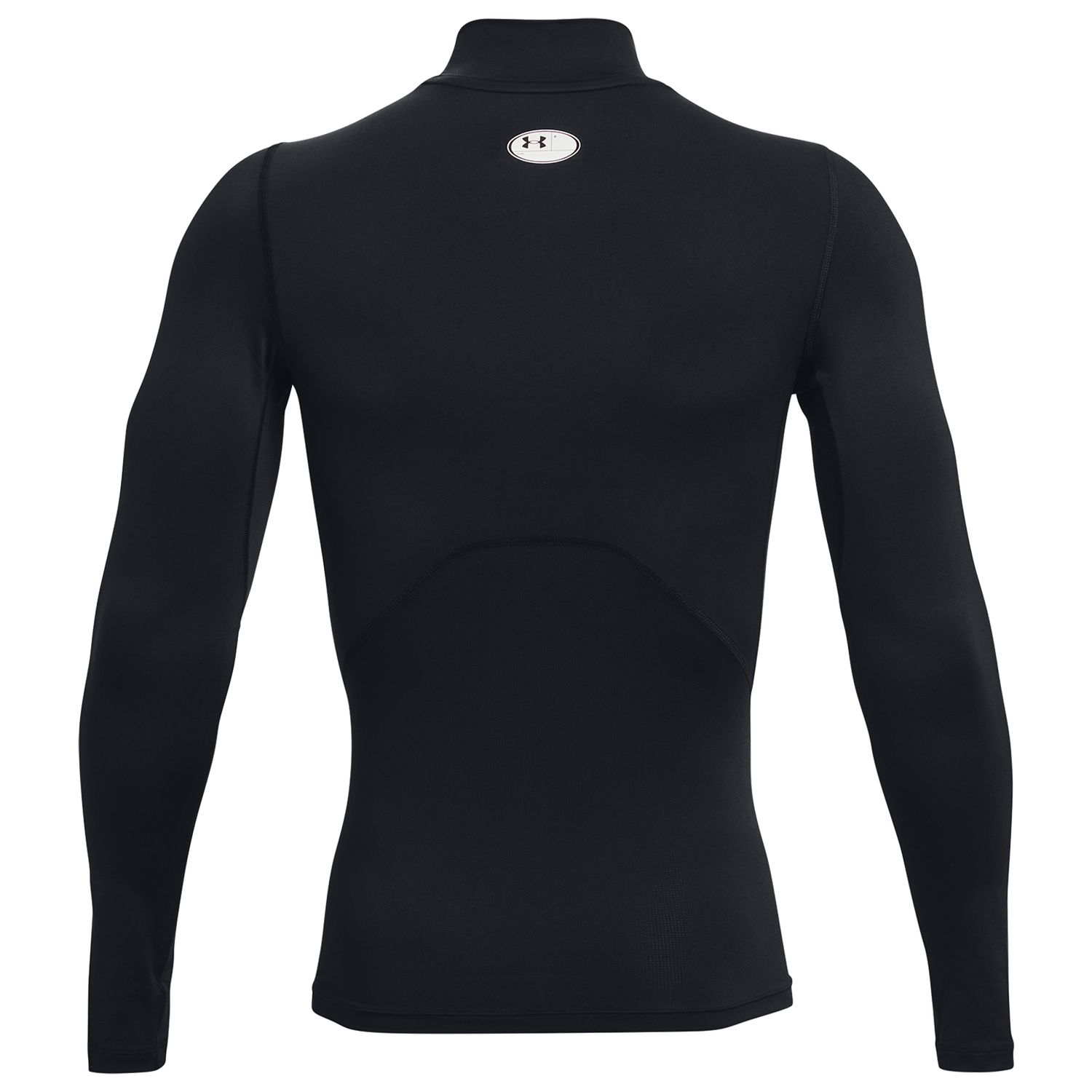 Under Armour HG Armour Comp Mock Long Sleeve - Men's - Black/White