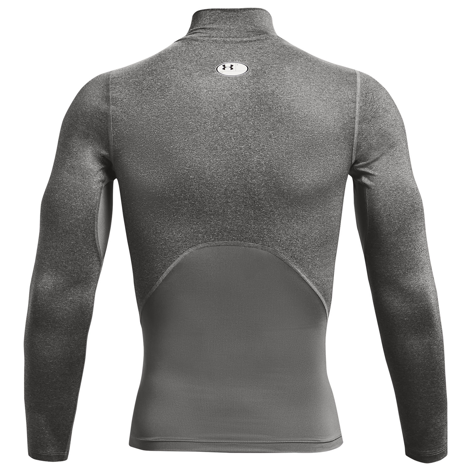 Under Armour HG Armour Comp Mock Long Sleeve - Men's - Carbon Heather/Black