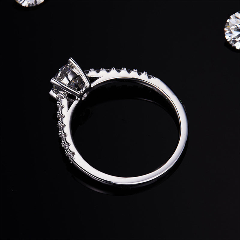 Polaris Oval Moissanite Ring - foto 5