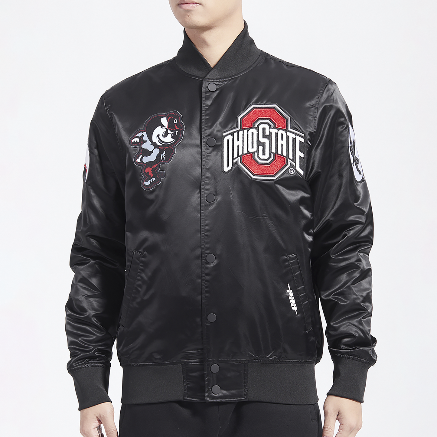 Pro Standard Ohio State Classic Satin Jacket - Men's - Red/Black