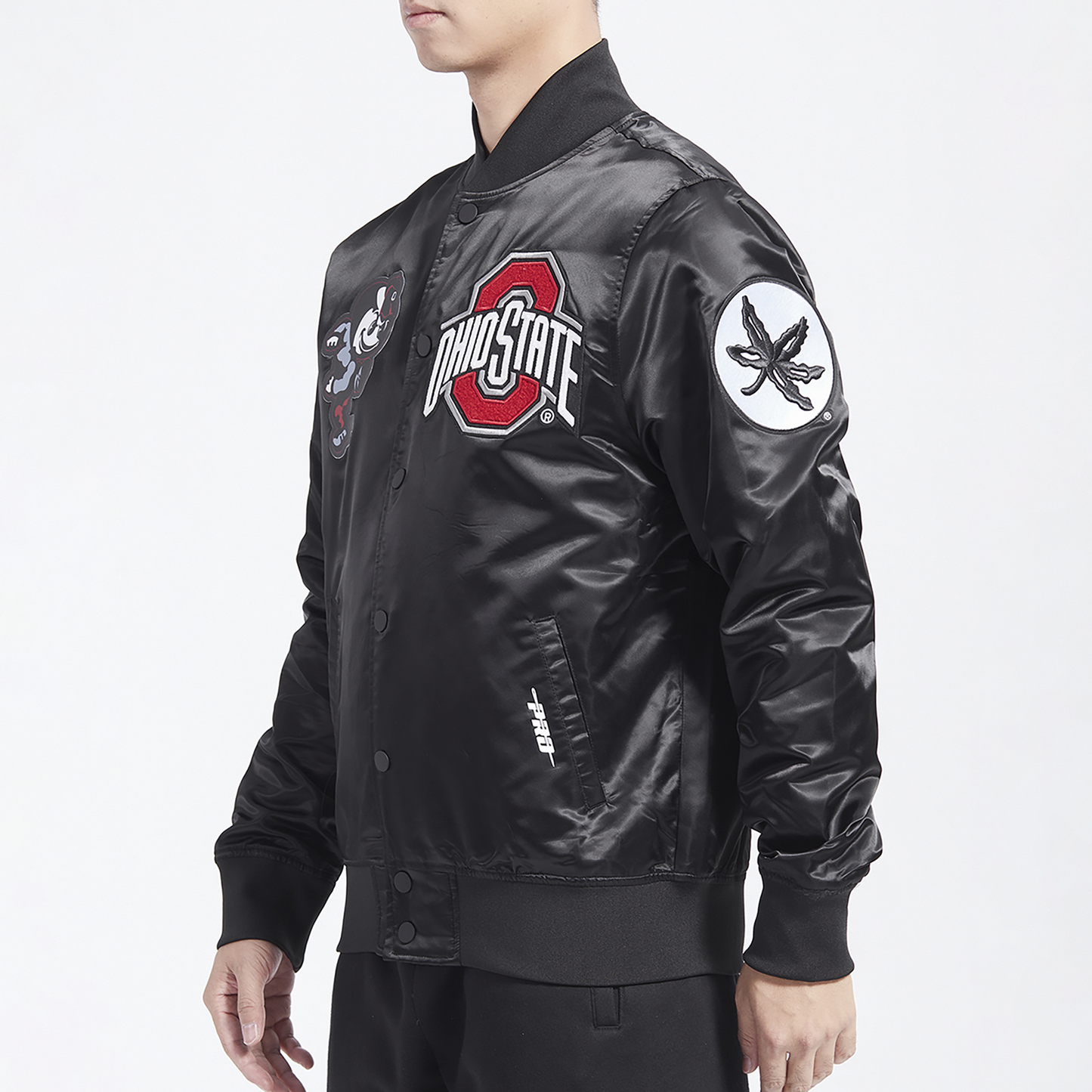 Pro Standard Ohio State Classic Satin Jacket - Men's - Red/Black