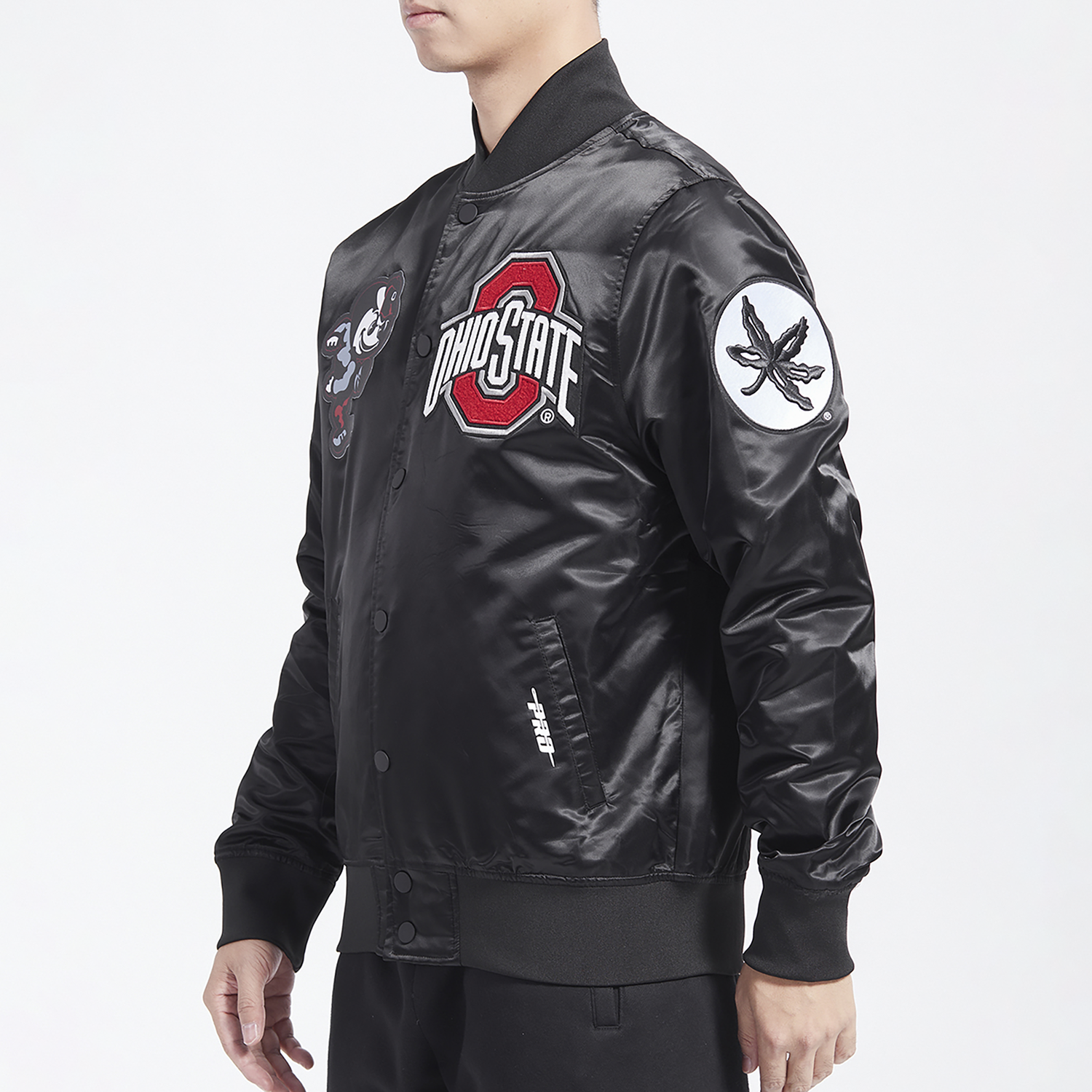 Pro Standard Ohio State Classic Satin Jacket - Men's - Red/Black