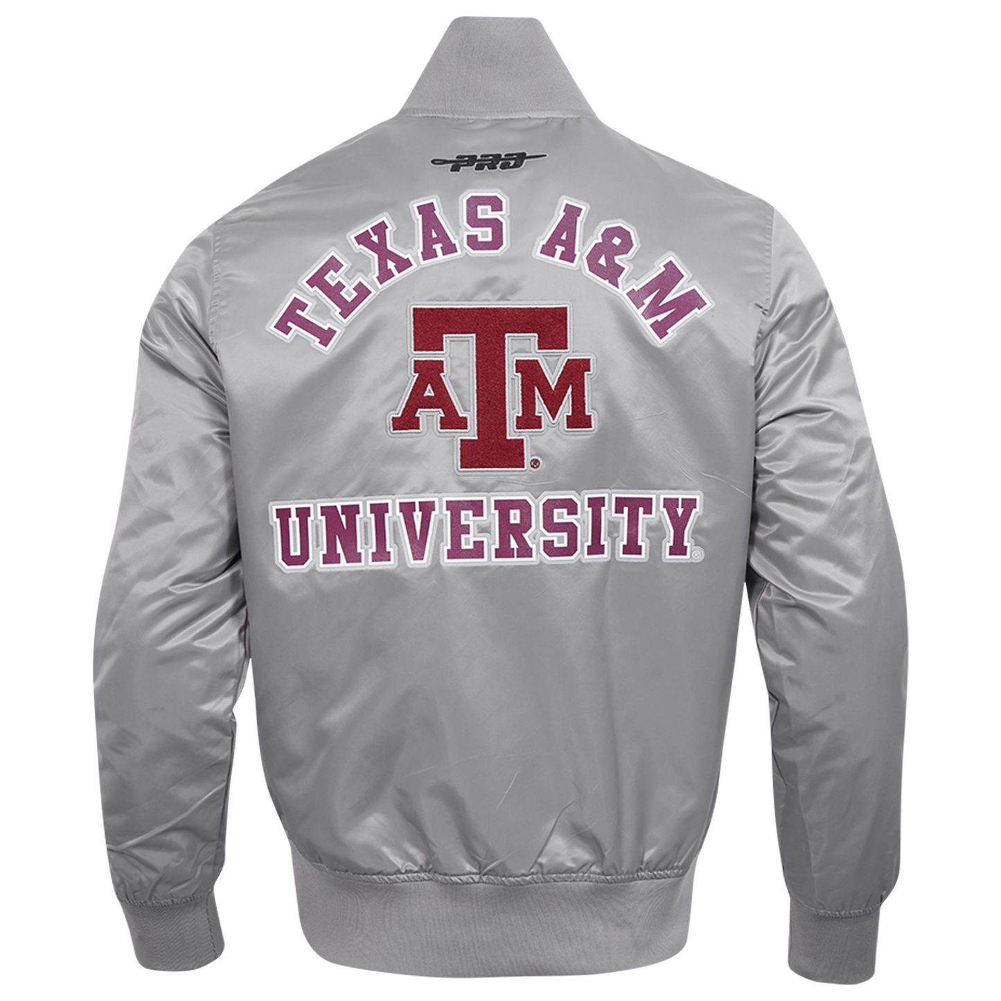 Pro Standard Texas A&M Classic Satin Jacket - Men's - Gray/Multi