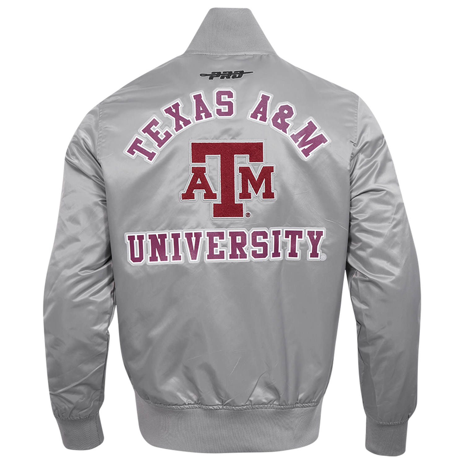 Pro Standard Texas A&M Classic Satin Jacket - Men's - Gray/Multi