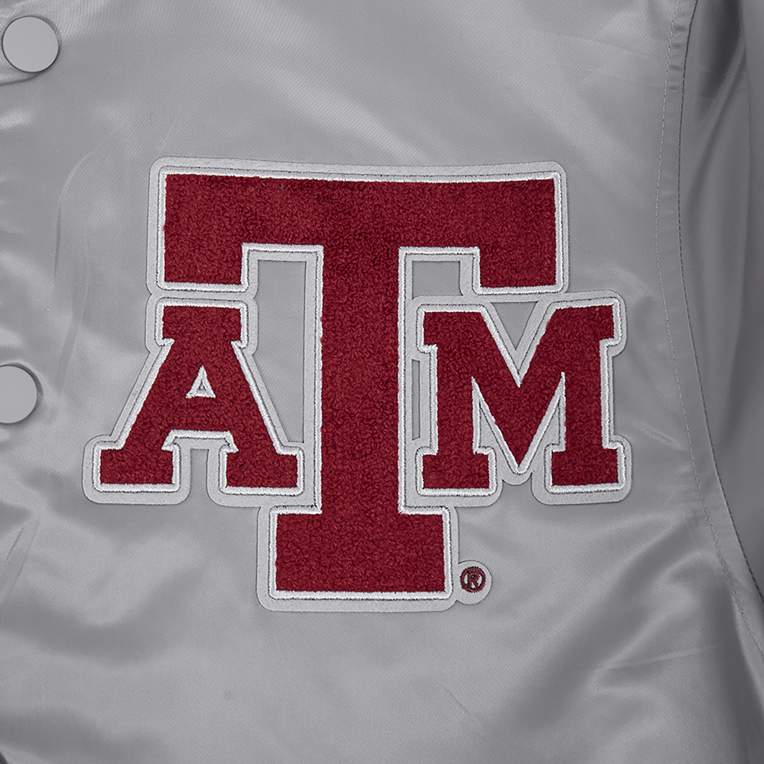 Pro Standard Texas A&M Classic Satin Jacket - Men's - Gray/Multi