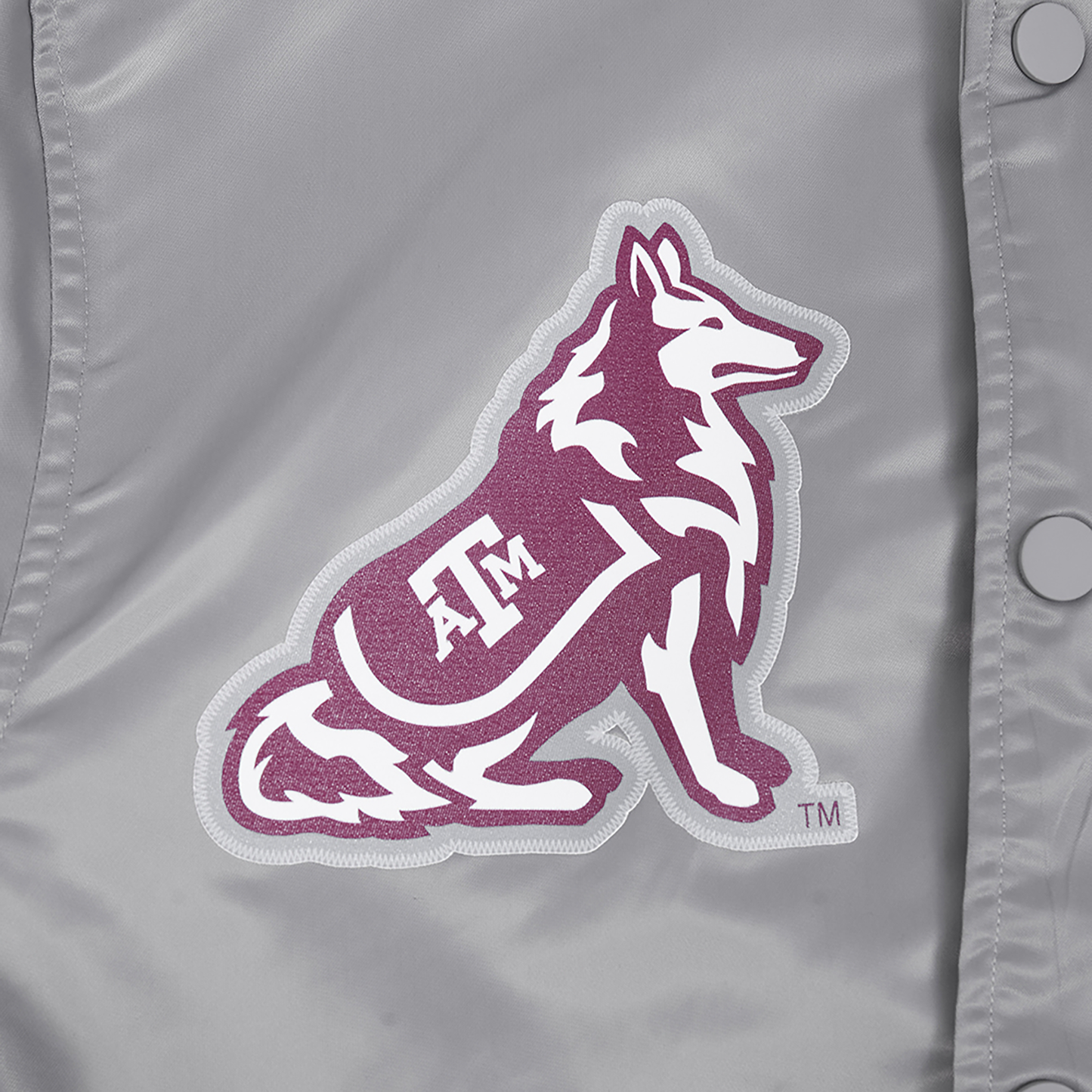 Pro Standard Texas A&M Classic Satin Jacket - Men's - Gray/Multi