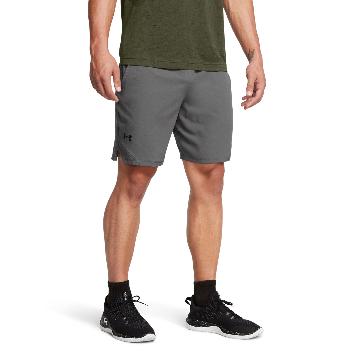 Under Armour Vanish Woven Shorts - Men's - Castlerock/Black