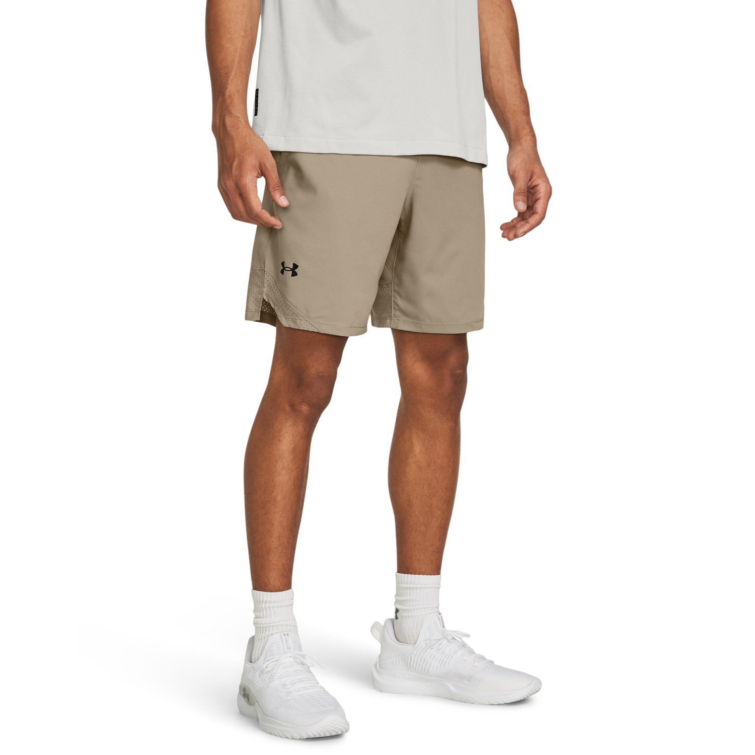Under Armour Vanish Woven Shorts - Men's - Timberwolf Taupe/Black