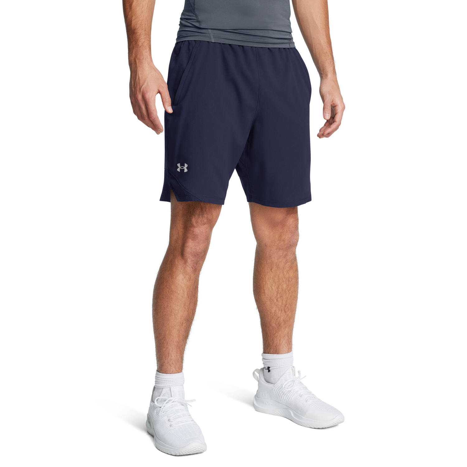 Under Armour Vanish Woven Shorts - Men's - Midnight Navy/Mod Grey