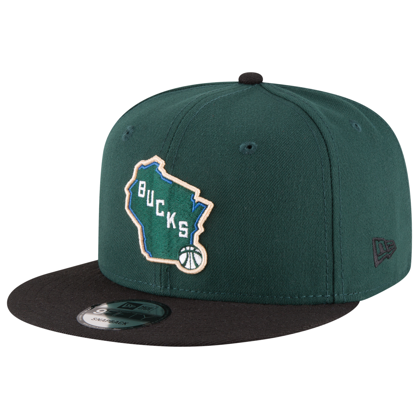 New Era Bucks 2T T/C - Men's - Black/Green