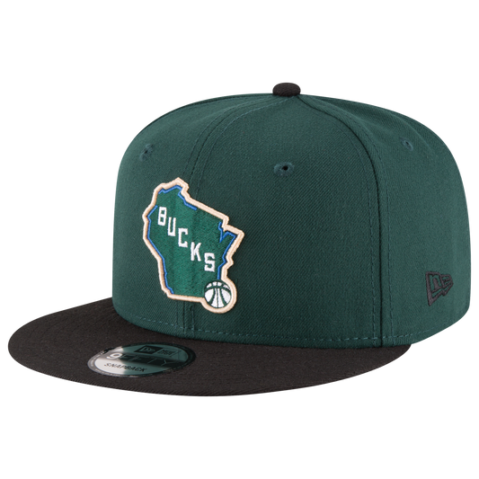 New Era Bucks 2T T/C - Men's - Black/Green