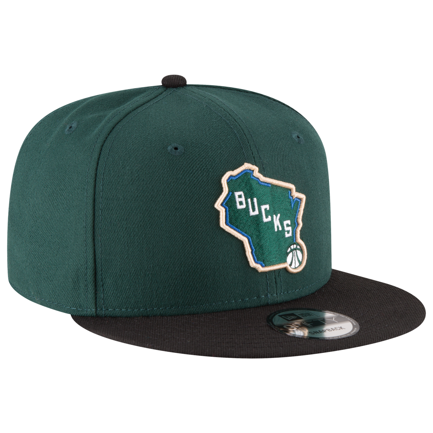 New Era Bucks 2T T/C - Men's - Black/Green