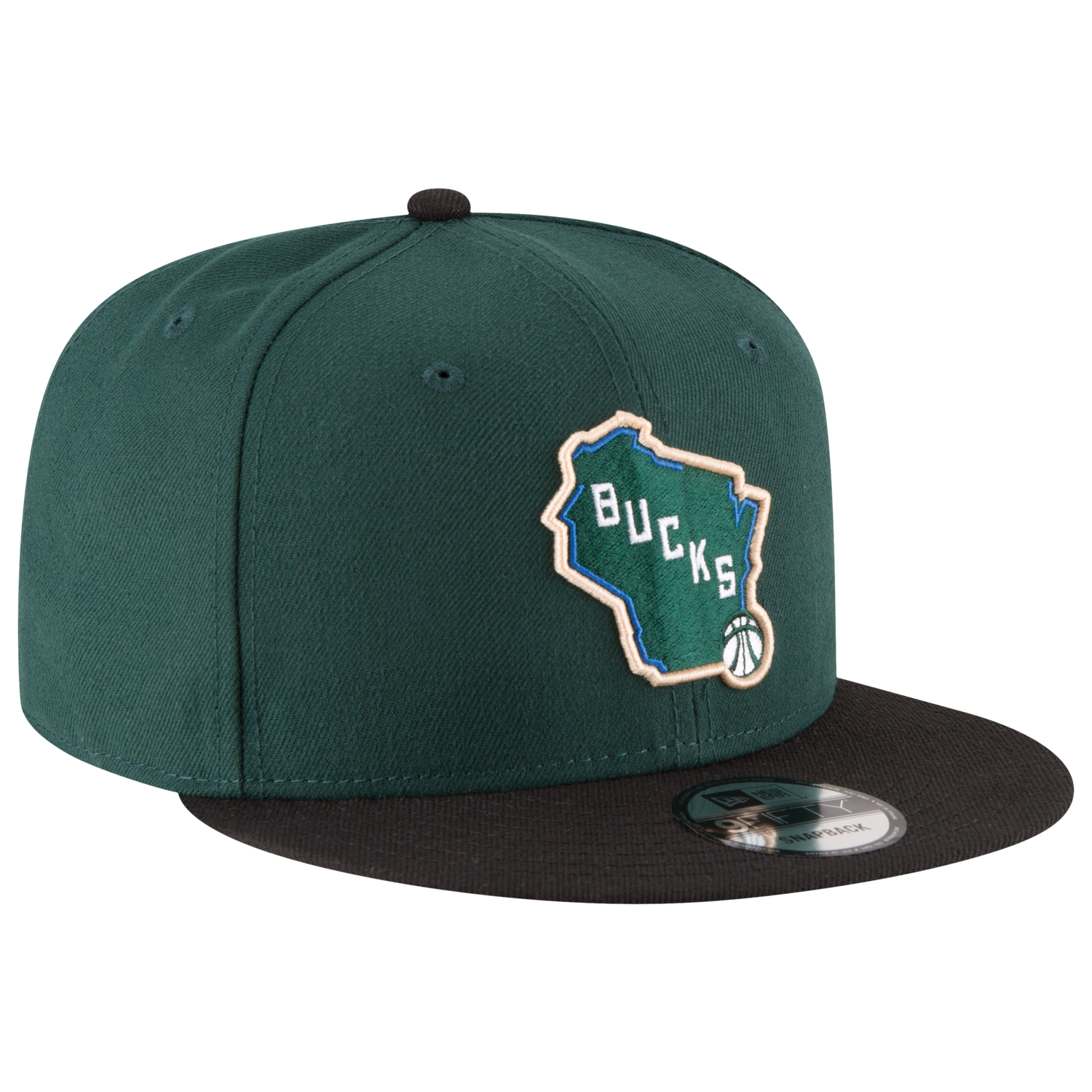 New Era Bucks 2T T/C - Men's - Black/Green