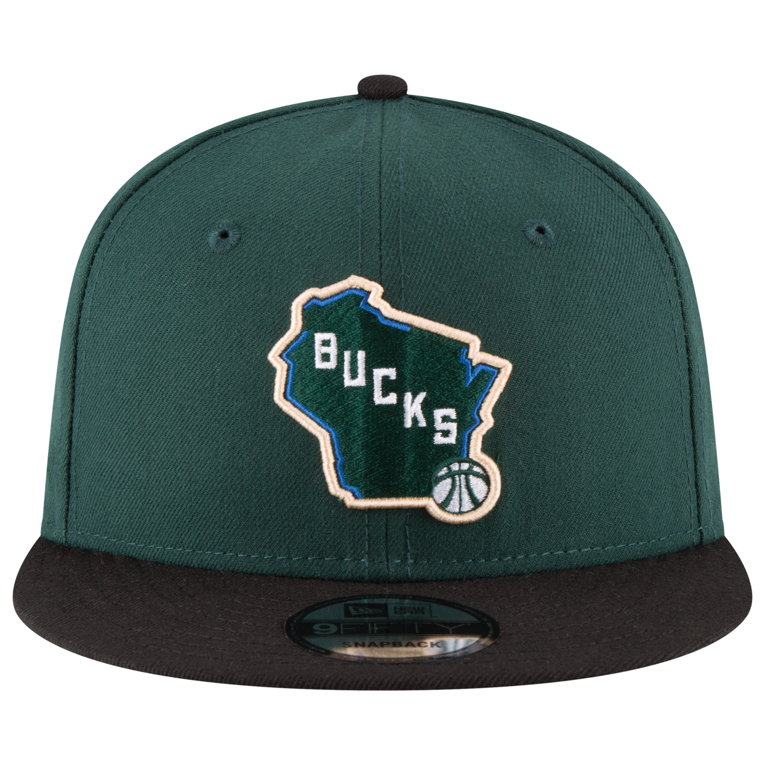 New Era Bucks 2T T/C - Men's - Black/Green