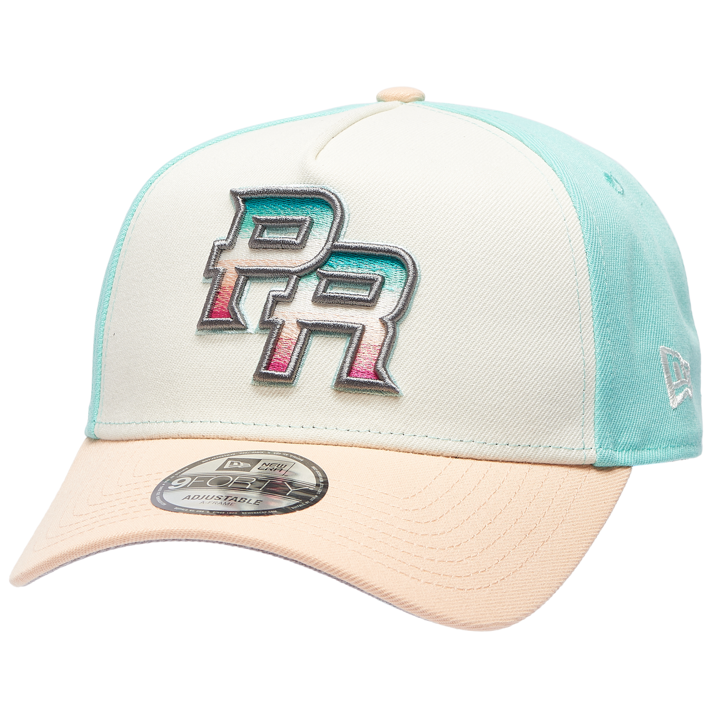 New Era Puerto Rico Santurce 9FORTY A-Frame 2 Tone Cap - Men's - White/Multi