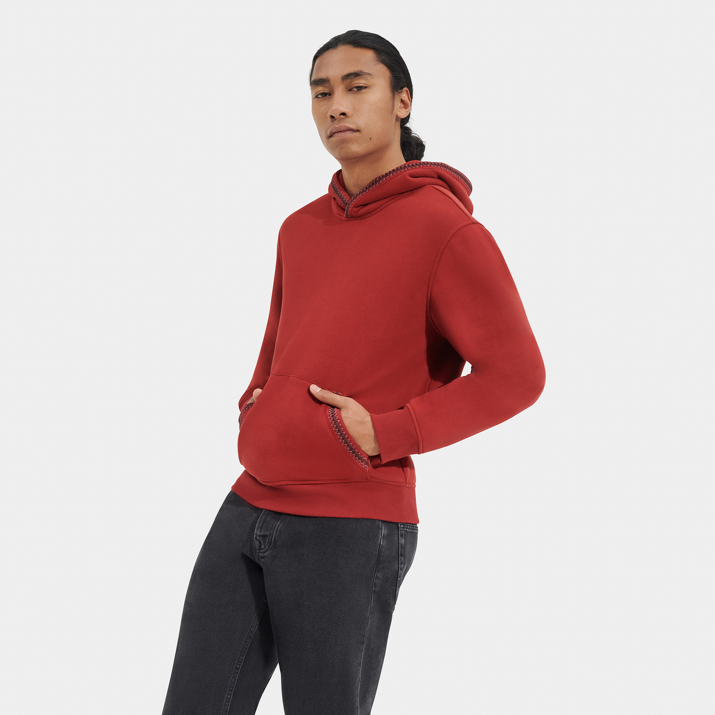 UGG Tasman Hoodie - Men's - Dark Cherry