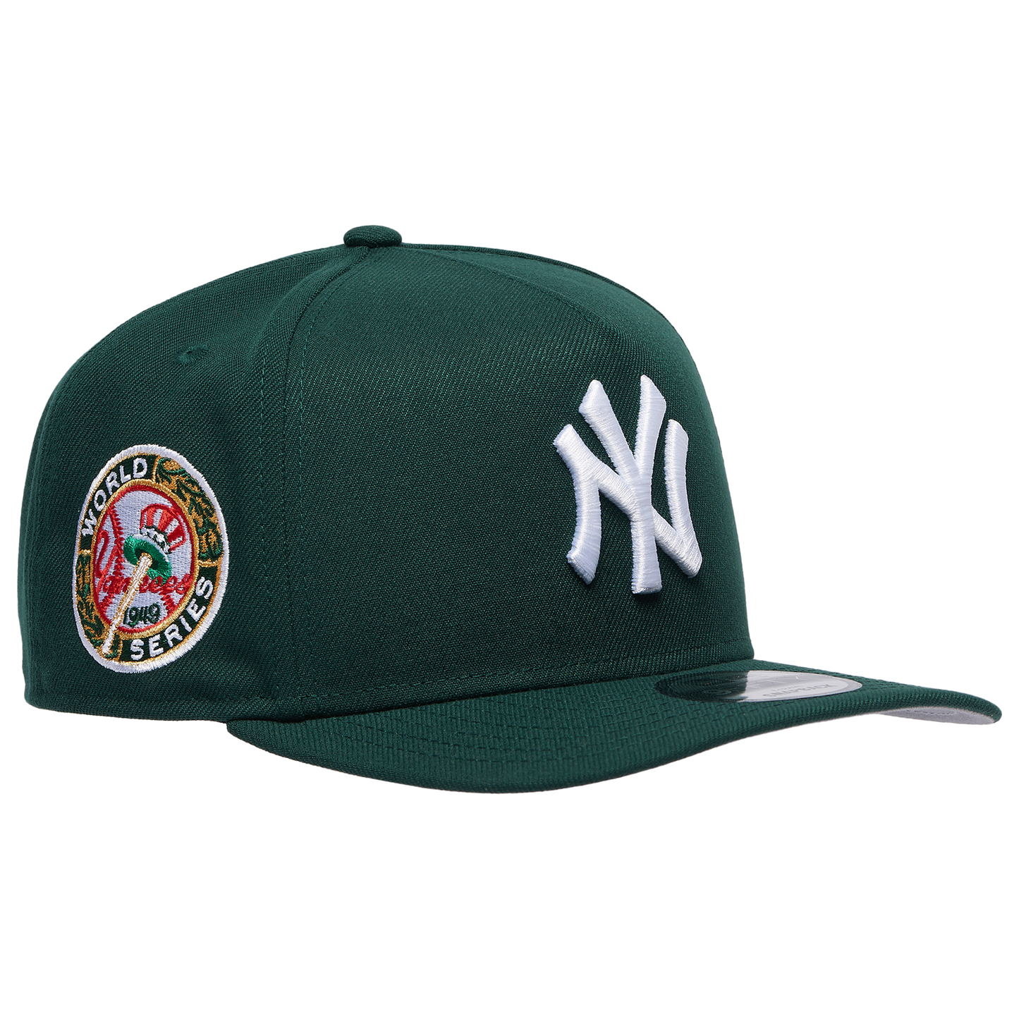 New Era Yankees 9Fifty A Frame World Series Cap - Men's - Dark Green/White