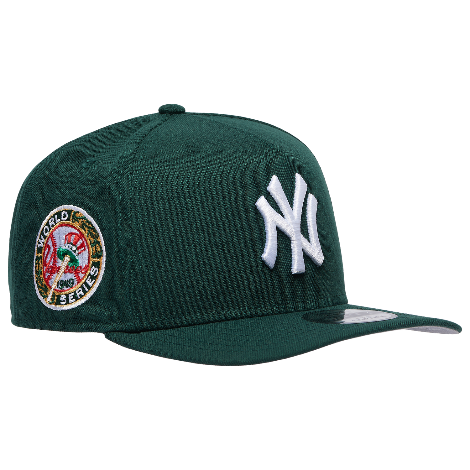 New Era Yankees 9Fifty A Frame World Series Cap - Men's - Dark Green/White