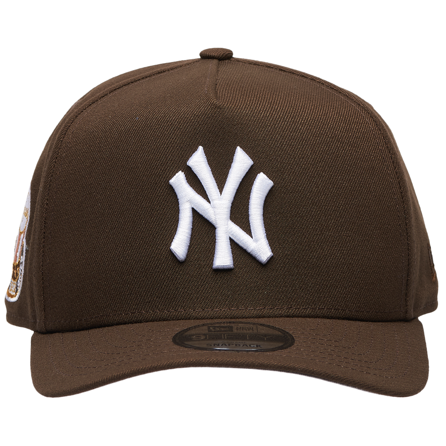New Era Yankees 9Fifty A Frame World Series Cap - Men's - Walnut/White
