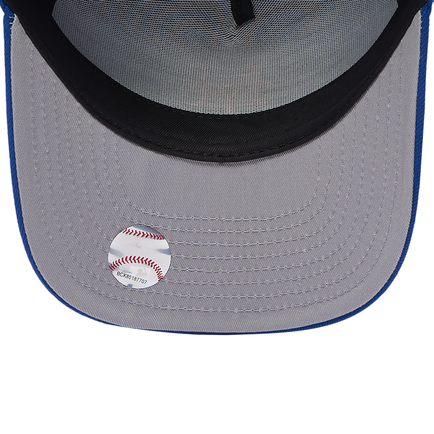 New Era Mets 950 A Frame 25th Anniversary Curved Cap - Men's - Royal/Orange