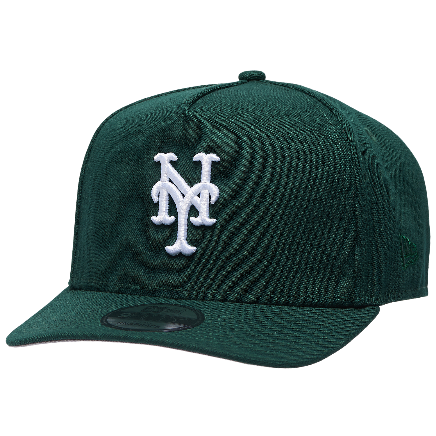 New Era Mets 950 A Frame 69 World Series Curved Cap - Men's - Dark Green/Green