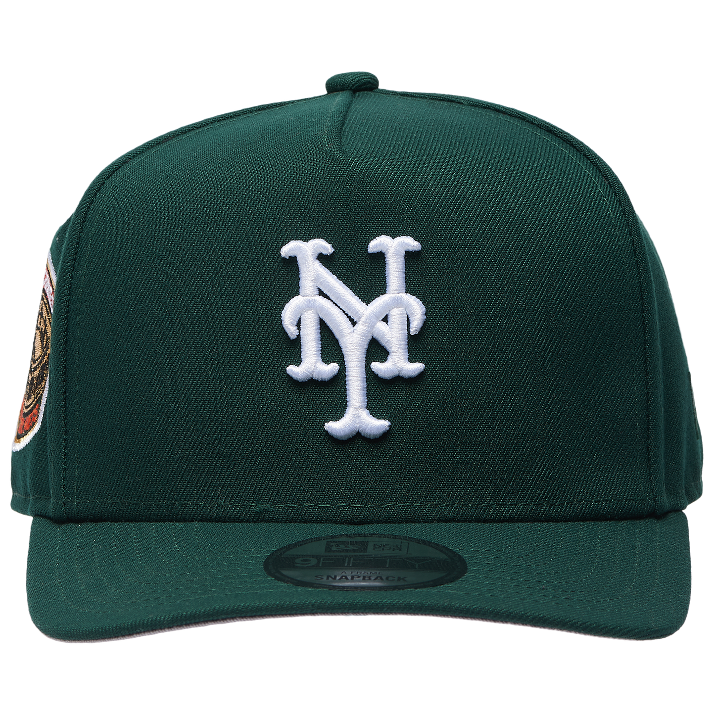 New Era Mets 950 A Frame 69 World Series Curved Cap - Men's - Dark Green/Green