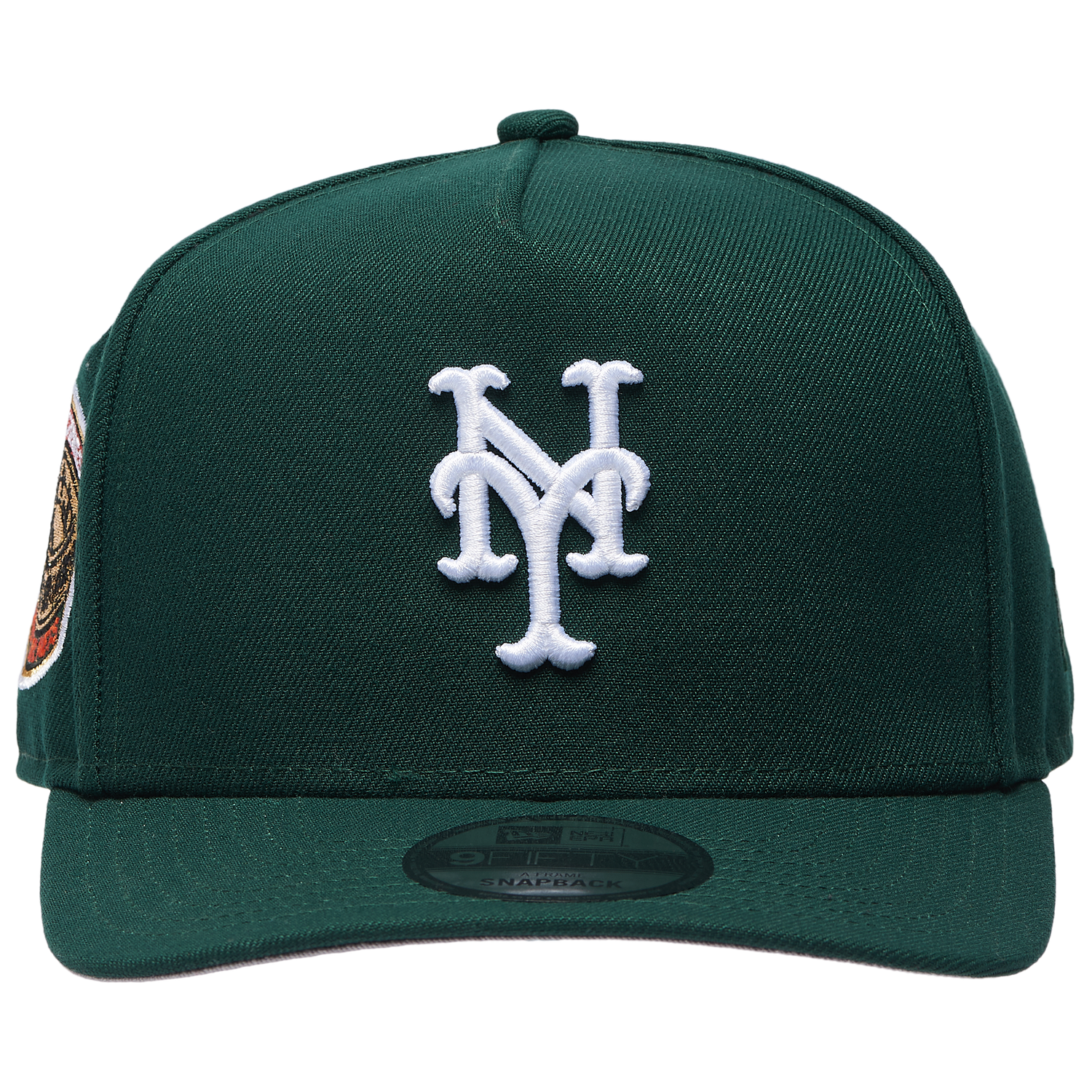 New Era Mets 950 A Frame 69 World Series Curved Cap - Men's - Dark Green/Green