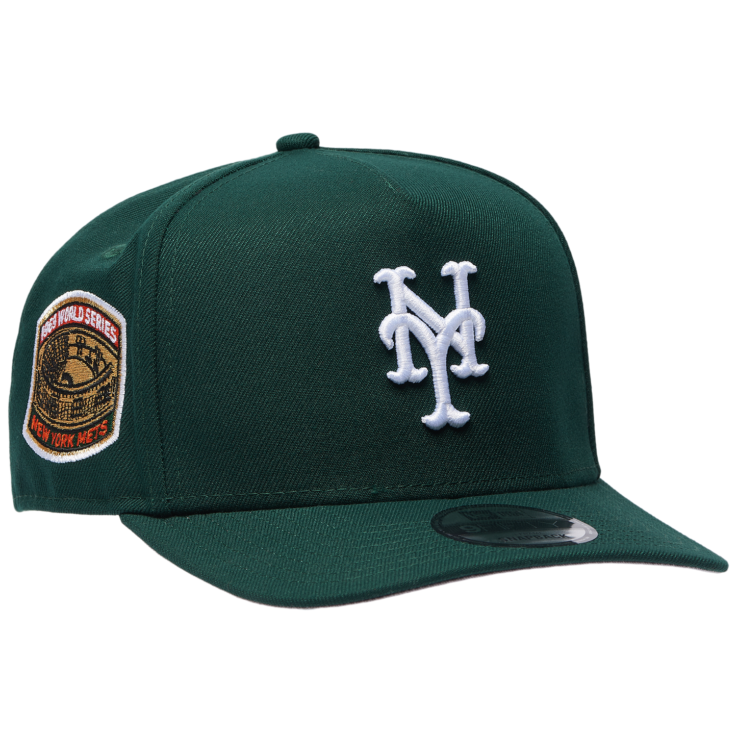 New Era Mets 950 A Frame 69 World Series Curved Cap - Men's - Dark Green/Green
