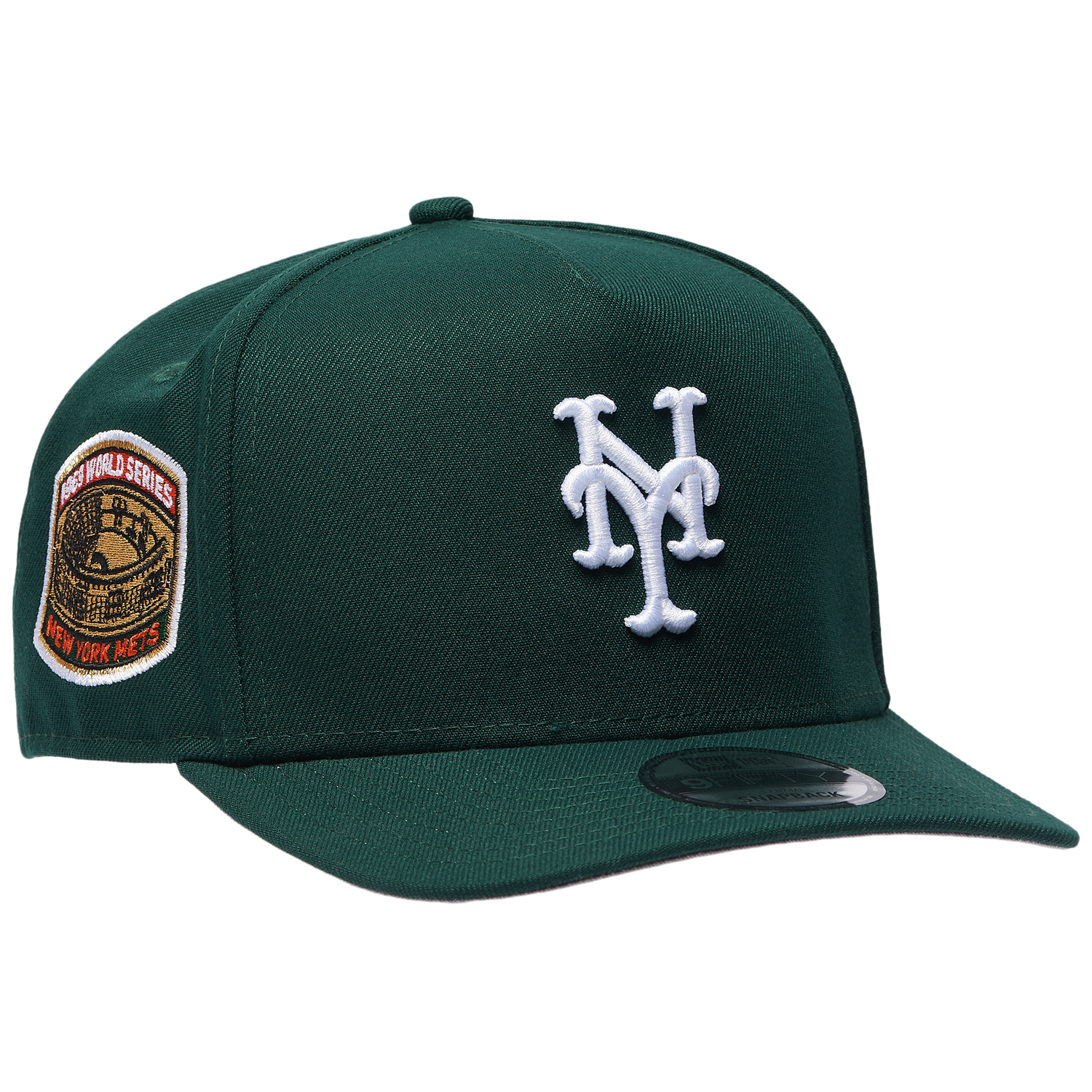 New Era Mets 950 A Frame 69 World Series Curved Cap - Men's - Dark Green/Green